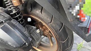 Blonde Girlfriend's Outdoor Quickie