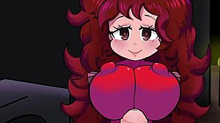 Girlfriend gives blowjob and titty fuck to friend with big ass and big tits until cum covers pussy