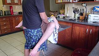 Why does the neighbour's wife scream like a slut and bite herself during orgasm?