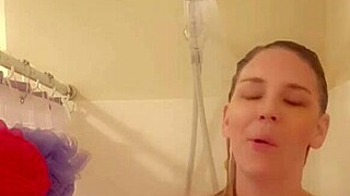 Homemade clip of me getting wet and groping myself in the shower - feels amazing!