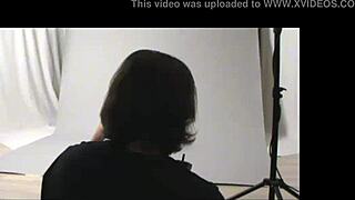 Check out this amateur Raven cosplay girl flashing her costume outdoors in public