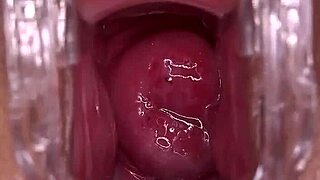 Horny amateur pussy squirts cum hard