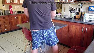 Why does the neighbour's wife scream like a slut and bite herself during orgasm?