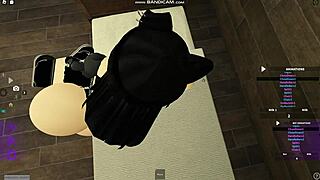 Watch This Roblox Emo Chick Get Pounded Hard on Bed in Part 1!