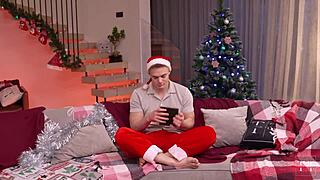 Mrs Claus Rides Dick Instead of Giving Video Game for Christmas