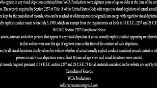 Friends hot wife Kendra Heart tries porn in part 1 with WCA Productions big ass handjob and taboo milf orgasm