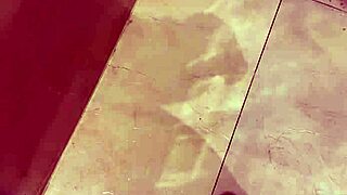 Horny muscular guy takes steamy shower alone.