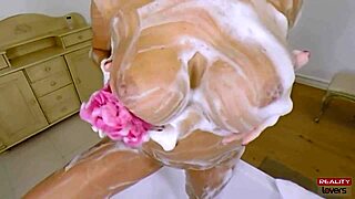 Hot Bath With Busty Milf