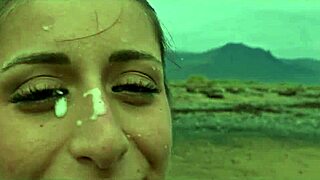 Beautiful Italian babe Silvia Soprano gets roughly dominated on a Norwegian beach with slapping and spitting in a kinky cinematic adventure