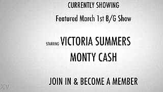 Victoria Summers blows and bangs Monty Cash!