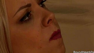 I feel so dominated as this big ass lesbian slave gets tied up, fingered, and fucked with strapon by mistress