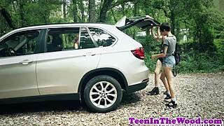 oh man, this stranded teen 18+ gets spooned after deepthroating 😏