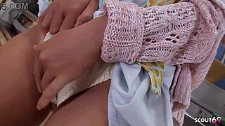 Petite Japanese Step-Daughter Talk To First Time Suck And Taste Sperm By Old Guy In Uncensored Jav Porn In Japan