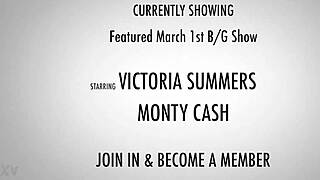 Victoria Summers blows and bangs Monty Cash!