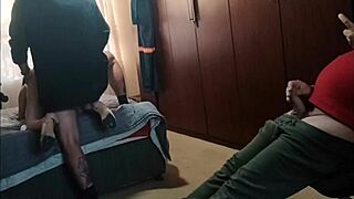 I asked my stephdad and his friend to fuck me at once