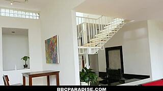 Horny housewife deals with black dude her husband fired! She's riding his big black cock to cum in mouth.