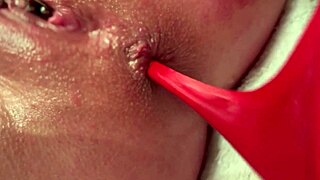 this amateur german milf suggests anal masturbation with high heels gaping her juicy wet pussy after orgasm