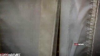 I caught the married slut masturbating to her own video of fucking a hung guy with my big tits and tan lines exposed in this fetish solo.