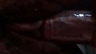 subtle hints of tight nigerian pussy in amateur homemade action.