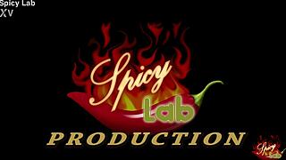 brunette and redhead explore sweet lesbian desires with dildo riding and fingering