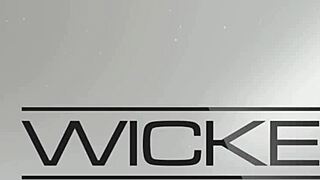 Blonde model strips intensely for photos then bends over to fuck hard