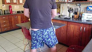 Why does the neighbour's wife scream like a slut and bite herself during orgasm?