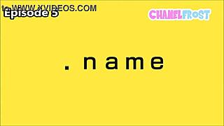 Chanel frost as lucoa shows big natural tits in solo masturbation. Boobs and tits feature in this narrative.