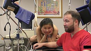 Raya Nguyen Endures Intense Anal Fingering And Gaping In Yearly Physical Exam With Gloves