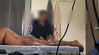 thailand girl hathai massaging customer part 2 with asian handjob