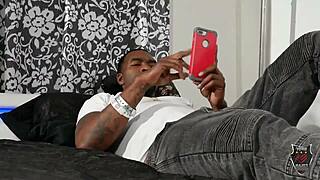 Hey, watch ink queen Genevieve Sinn take big black cock from Rome Major in group blowbang with cum on her big tits! 🔥🍆💦