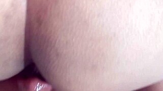 Black milf gets creampie after blowjob and orgasm.