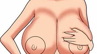 Adorable Asian Slut Fantasy with Big Tits and Naked Boobs