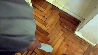 Why does my stepsister flash her big ass under that college skirt before class so I can cum on it in pov?