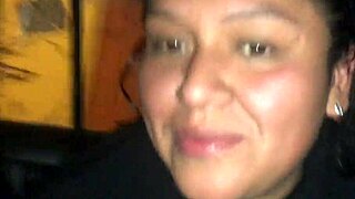 Single mother sucked my dick in a taxi while cruising through Lima streets in Peruvian squirting action.