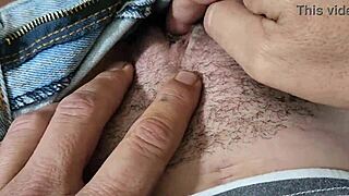 Finger fucking girl next door chearleder with shaved pussy after outdoor game.