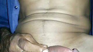 Black couple enjoys intense fucking with lovely cock milking and cumming