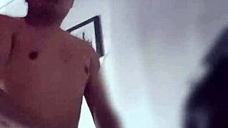 How does this latina girlfriend handle rough doggystyle in the bedroom?