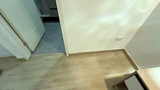 Latina bbw milf stepmom with glasses and big pussy lips takes bareback creampie from big cock in bedroom