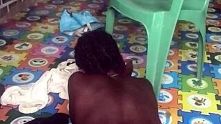 oh wow, this crazybitch twerks in sexy clothes before going fully naked