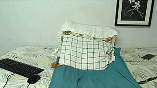 Feeling so aroused with my curvy petite 18+ ebony body in costumes, huge natural tits and big pussy lips during first time dildo twerk.