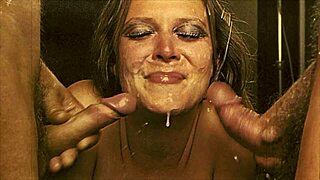 secret vintage threesome with hairy indian bisexuals and two cocks in one mouth