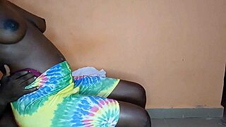 Ebony Black Teen 18+ Bends Over For Tight Pussy Doggystyle Fucking In Homemade Quickie