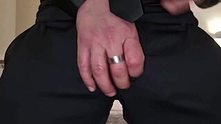 can you handle my handjob in this black dress with your big dick ending in cumshot