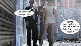 Hi i am mia part 4 in sexy 3d comic outfit