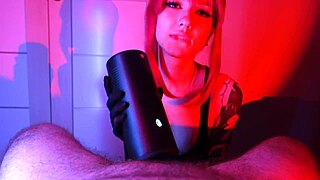 Brunette Teen 18+ Moans with Cute Pretty Sex Using New Toy and Blowjob