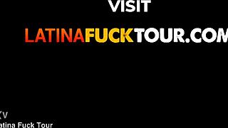 I see tanned redhead Latina