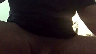 Teen 18+ boldly strokes huge monster cock solo to massive cumshot