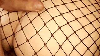 Pov amateur milf sexwife teases in erotic bodysuit with close up anal roleplay and rough action