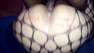 Big White Ass Bent Over for Interracial Doggystyle Action