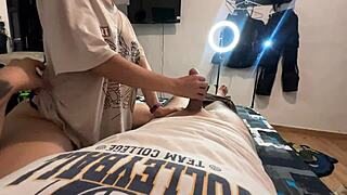 Increible Mamada De Mi Hermanastra Sola En Casa